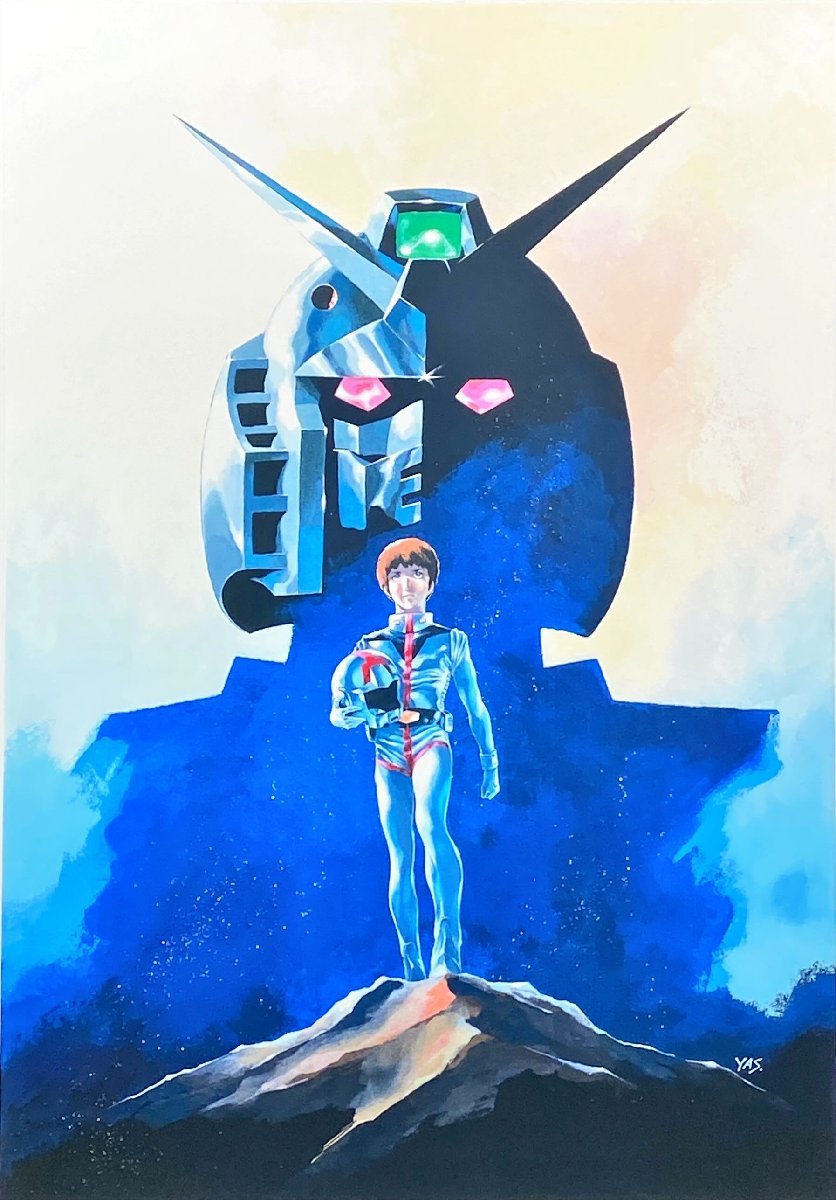 安彦良和の絵画作品　タイトルは、機動戦士ガンダム